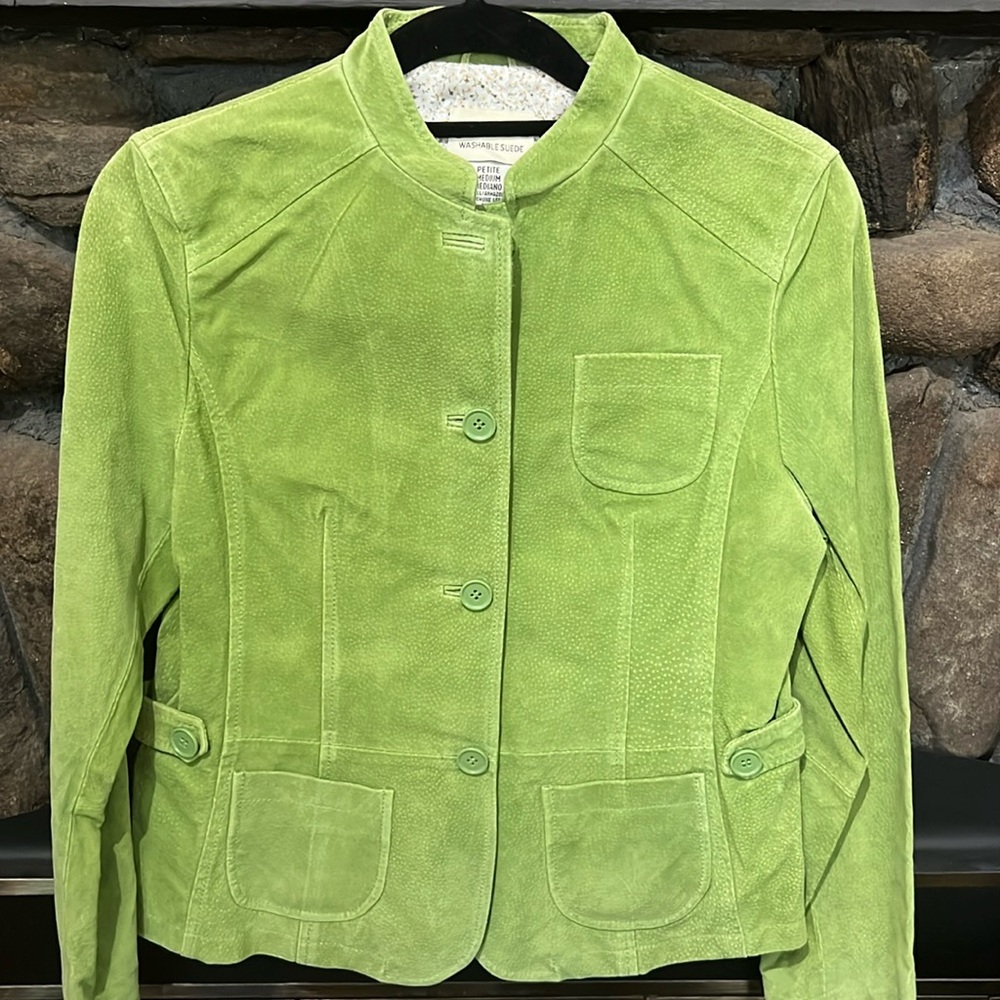 St. John’s Bay washable suede jacket